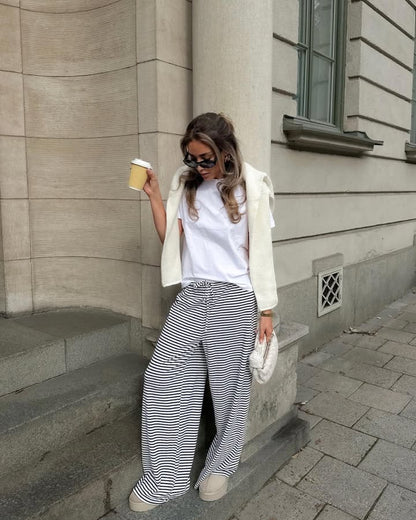 Riviera Striped Lounge Pants